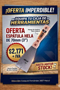 Espátula Hela 70mm
